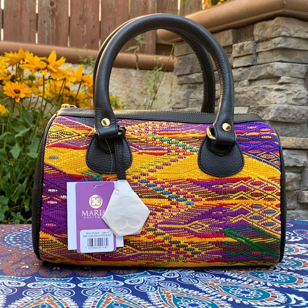 Maria's Guatemala Mayan Huipil Bag Satchel Purse